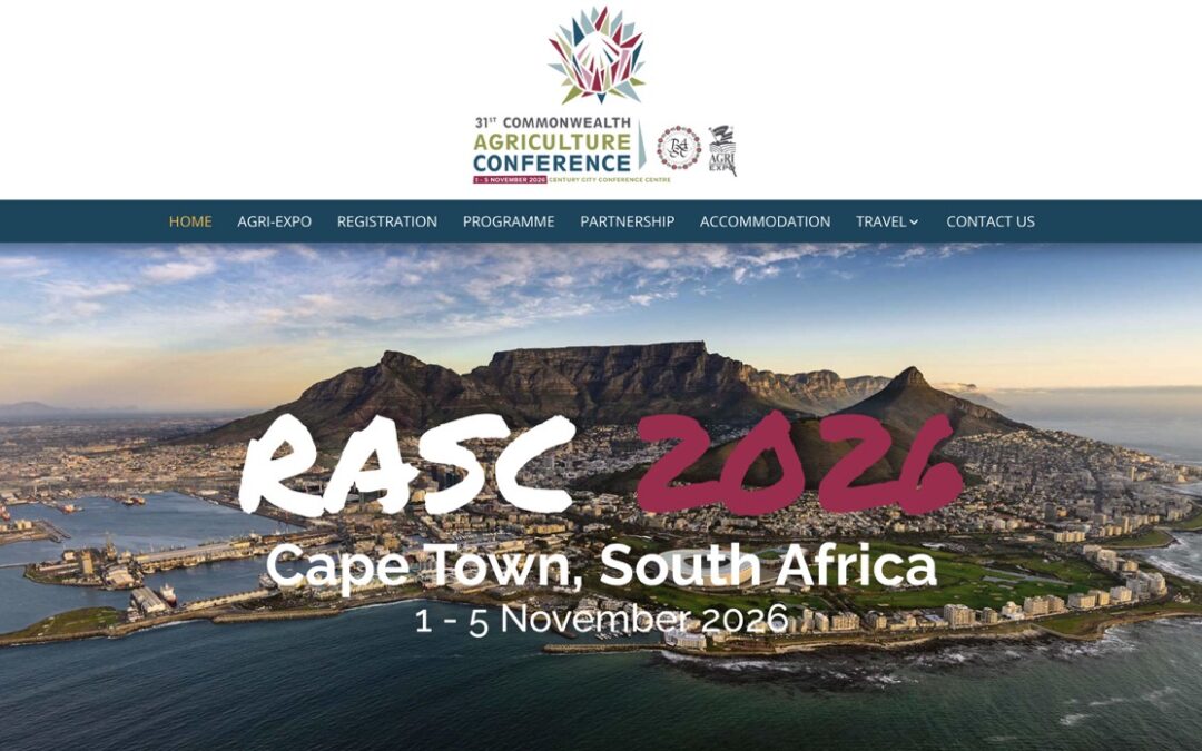 REGISTRATION OPENS FOR THE 31ST COMMONWEALTH AGRICULTURE CONFERENCE IN CAPE TOWN